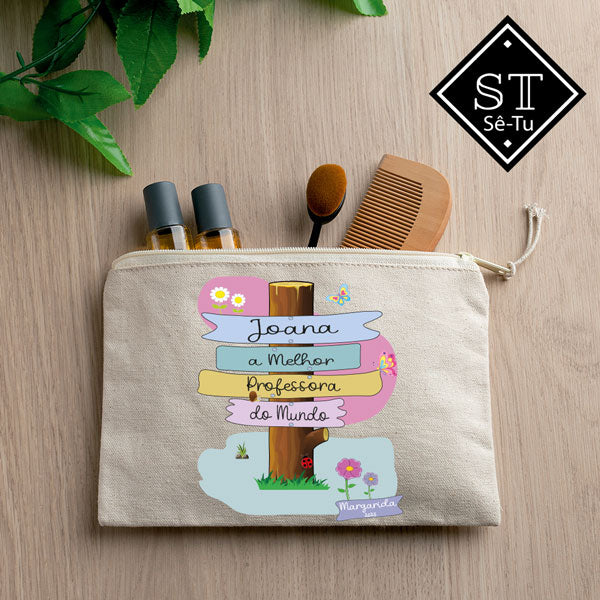 Necessaire Melhor Professora do Mundo Baner